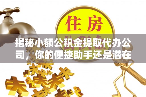 肇源揭秘小额公积金提取代办公司，你的便捷助手还是潜在风险？