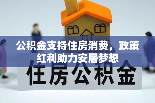 肇源公积金支持住房消费，政策红利助力安居梦想