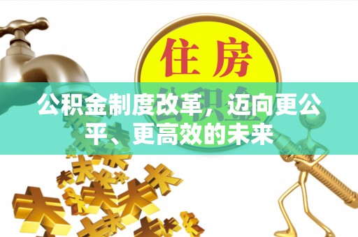 肇源公积金制度改革，迈向更公平、更高效的未来