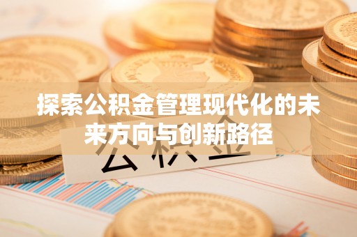 肇源探索公积金管理现代化的未来方向与创新路径
