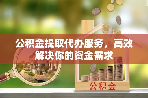肇源公积金提取代办服务，高效解决你的资金需求