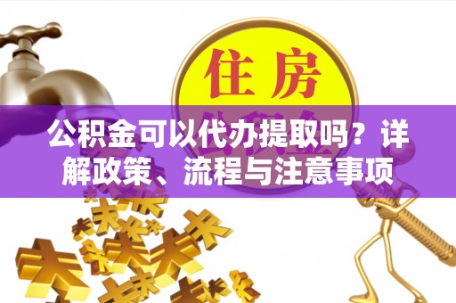 肇源公积金可以代办提取吗？详解政策、流程与注意事项